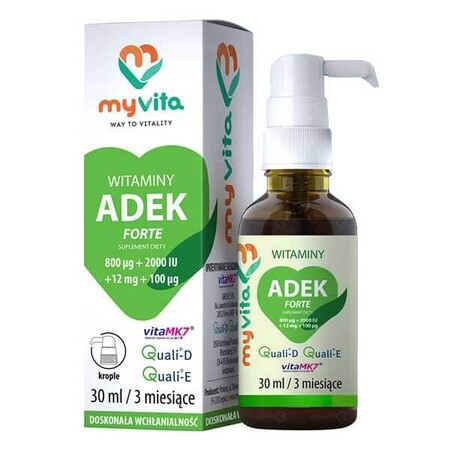 MyVita, ADEK Forte Vitamine, Tropfen, 30 ml