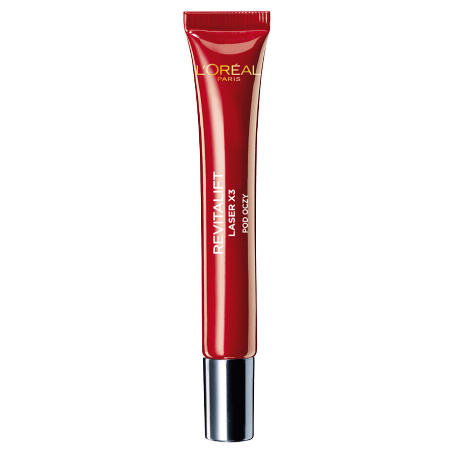 L'Oreal Revitalift Laser X3, Îngrijire concentrată anti-îmbătrânire pentru ochi, 15 ml