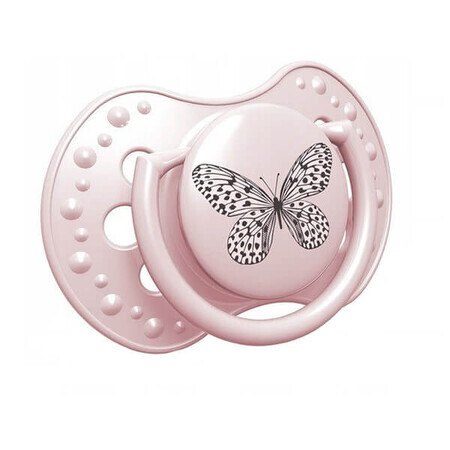 Lovi Botanic, dummy, silicone, dynamic, Girl, 0-3 months, 2 pcs.