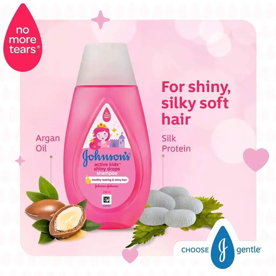 Johnsons&#39;s baby, Shiny drops, kinderhaarshampoo, 500 ml