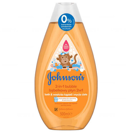 Johnson&#39;s Baby, bubbelbad en bodywash 2in1, 500 ml