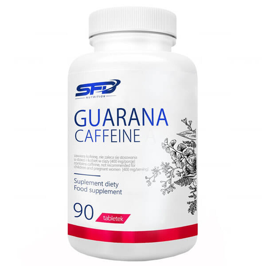 SFD Guarana Cafeïne, 90 tabletten