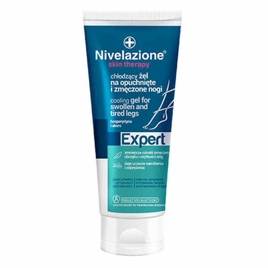 Nivelazione Skin Therapy Expert, verkoelende gel voor gezwollen en vermoeide benen, 150 ml