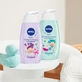 Nivea Kids, żel do mycia ciała i włosów 2w1 o zapachu jabłkowych karmelków, 500 ml