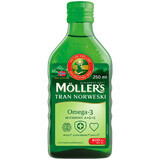 Moller&#39;s Noorse Levertraan, ouder dan 3 jaar, appelsmaak, 250 ml