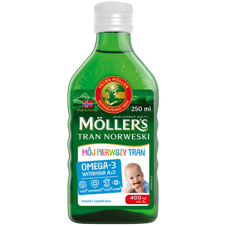 Moller's My First Norwegian Dietary Food, plus de 4 semaines, 250 ml