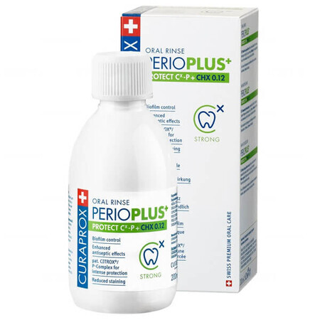 Curaprox, Perio Plus + Proteggi Citrox Clor. 0,12% Collutorio, 200 ml