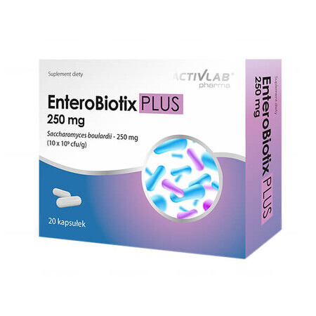 EnteroBiotix Plus - Integratore Alimentare in Forma di 20 Capsule