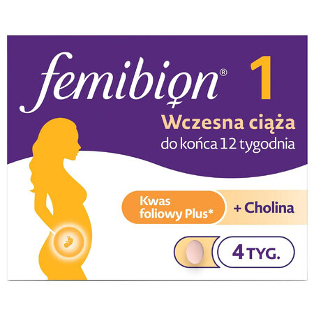 Femibion ​​1 Vroege zwangerschap, 28 tabletten