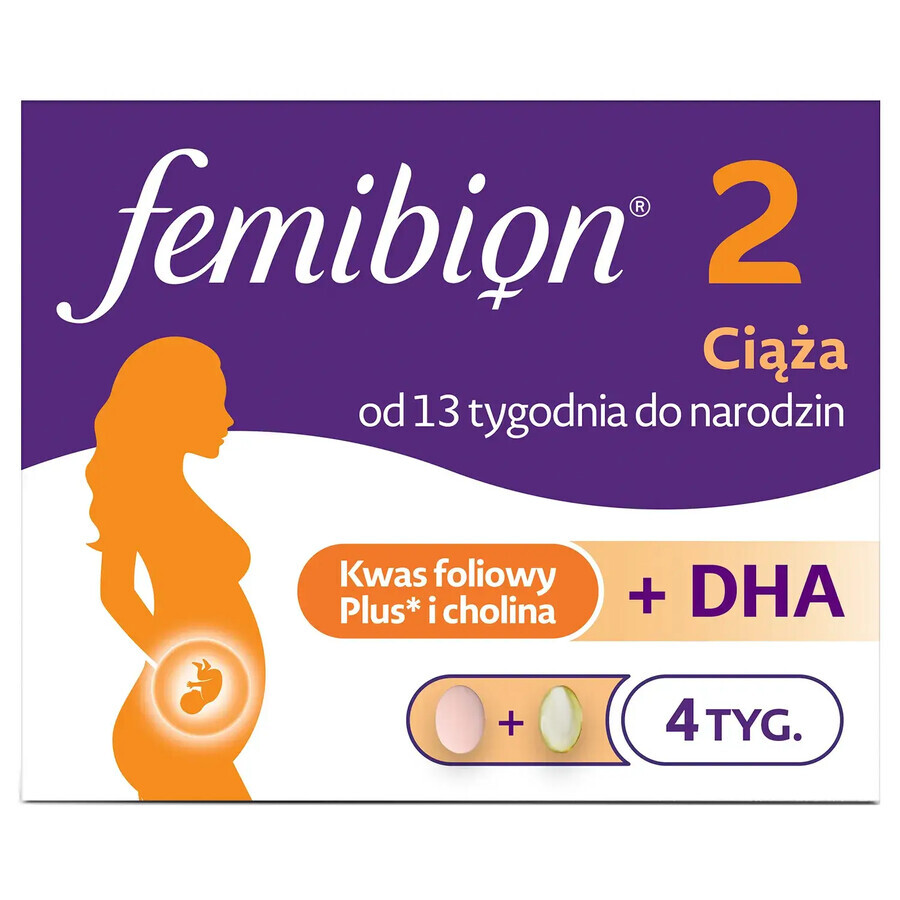 Femibion ​​2 Zwangerschap, 28 tabletten + 28 capsules