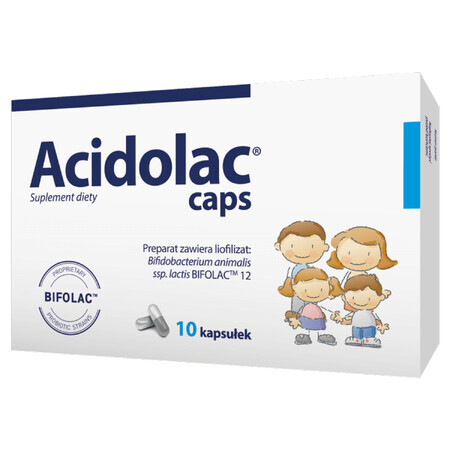 Acidolac, 10 capsules