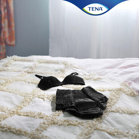 Tena Lady Pants Noir, absorberend slipje, maat L, 95-130 cm, Plus, 30 stuks