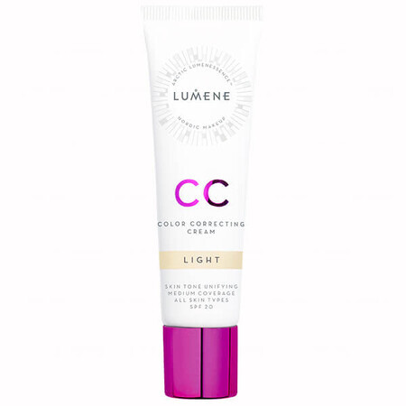 Lumene CC, Base de maquillaje 7en1, Light, 30 ml