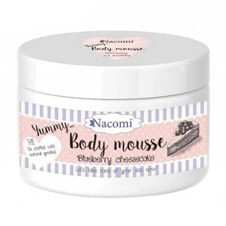 Nacomi Blueberry Relaxation set, mousse corporelle, 100 ml + mousse exfoliante et lavante, 100 ml