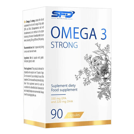 SFD Omega 3 Sterk, 90 capsules