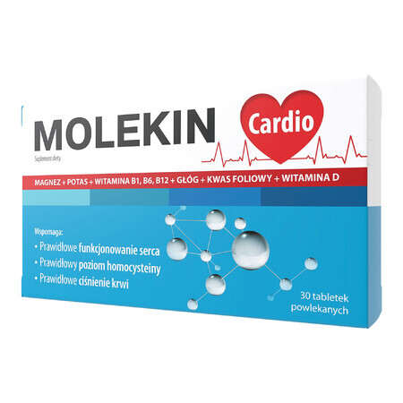 Molekin Cardio, 30 comprimidos recubiertos con película