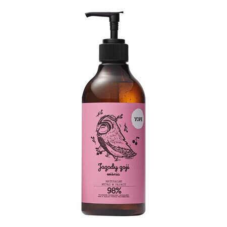 Yope Goji Berry and Cherry, natural liquid hand soap, 500 ml