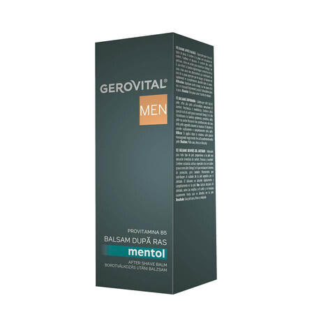 Gerovital Men Bálsamo para después del afeitado, 100 ml, Farmec