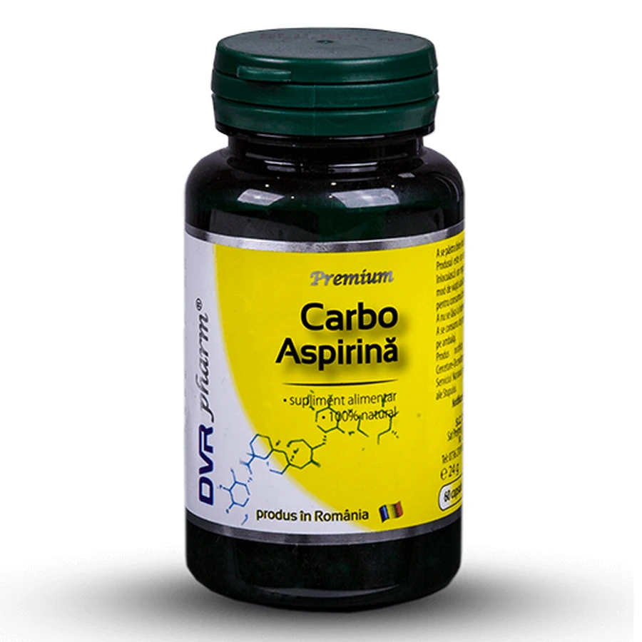 Carboaspirina, 60 cápsulas, Dvr Pharm