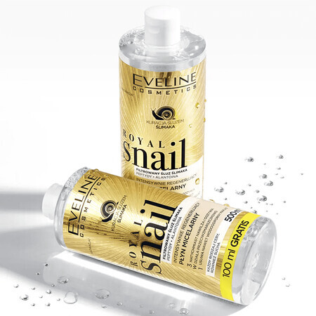 Eveline Cosmetics Royal Snail, intensief regenererende micellaire vloeistof, 500 ml