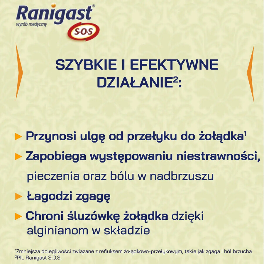 Ranigast SOS, 24 zuigtabletten