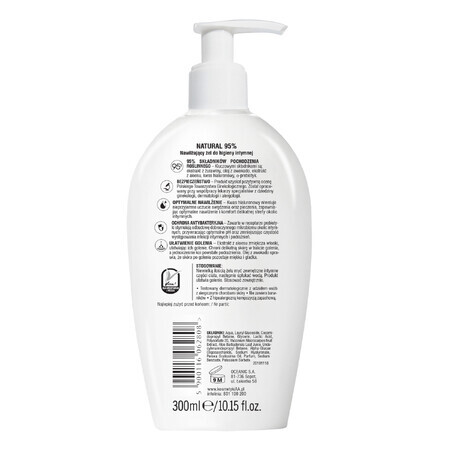 AA Intymna Natural 95%, Bescherming en Verzorging, vochtinbrengende gel voor intieme hygiëne, 300 ml