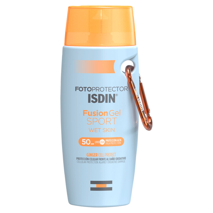 Isdin Fotoprotector FusionGel Sport, zonnebrandgel, voor natte huid, SPF 50+, 100 ml