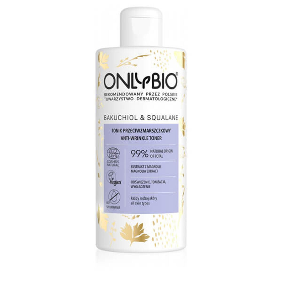 OnlyBio Bakuchiol &amp; Squalane, antirimpeltonic, 300 ml