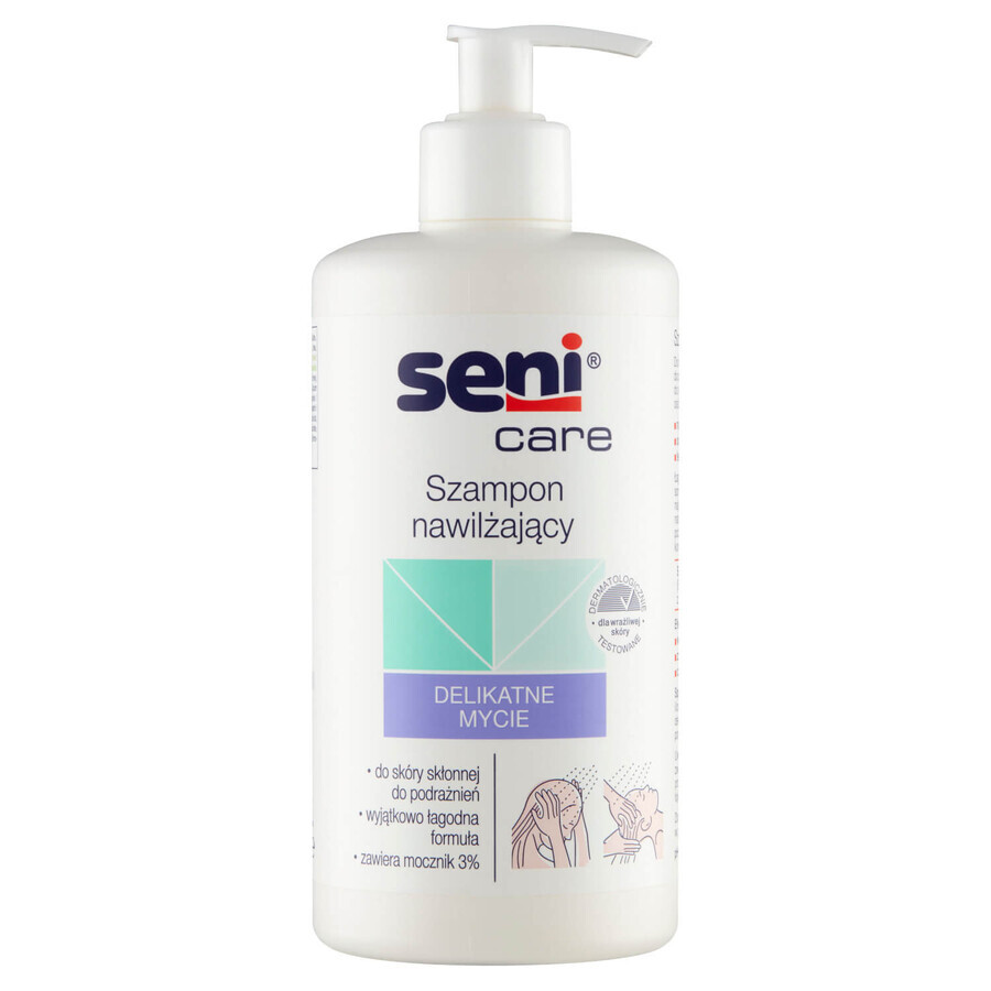 Seni Care Gentle Wash, shampooing hydratant, 500 ml