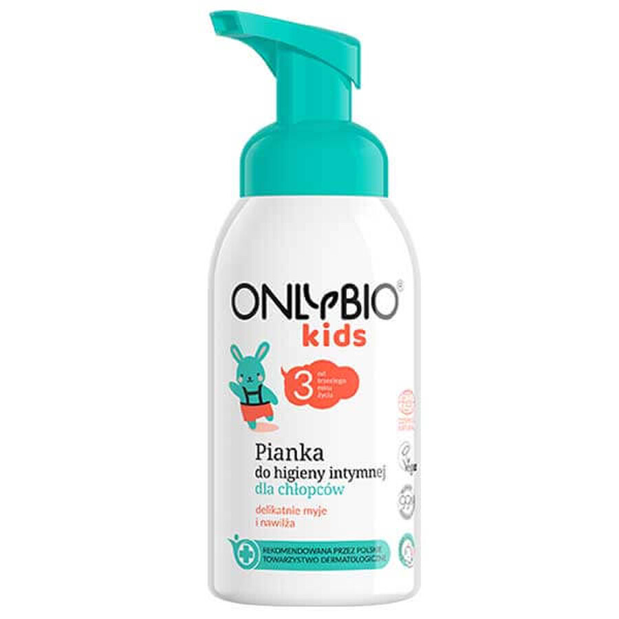 Onlybio Kids, Pianka do higieny intymnej dla chopców od 3. roku ycia, 300 ml