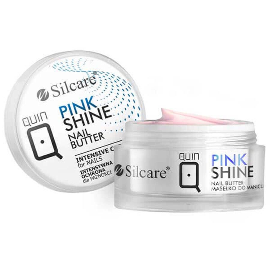 Silcare Quin, Unt pentru manichiură, Pink Shine, 12 ml