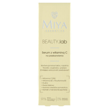 Miya BEAUTY.lab, Serum with vitamin C for hyperpigmentation, 30 ml