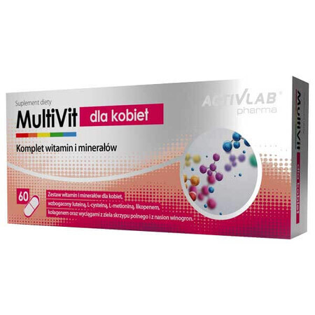 MultiVit Deluxe per Donne - Integratore Alimentare, 60 Capsule