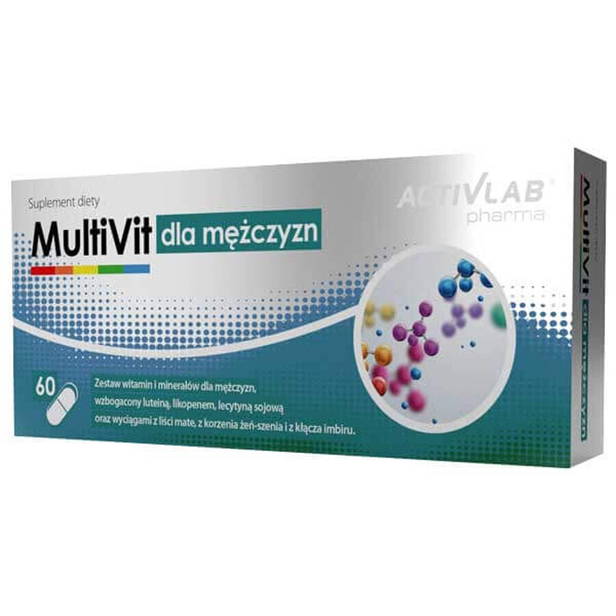 ActivLab Pharma MultiVit pour Homme, 60 gélules