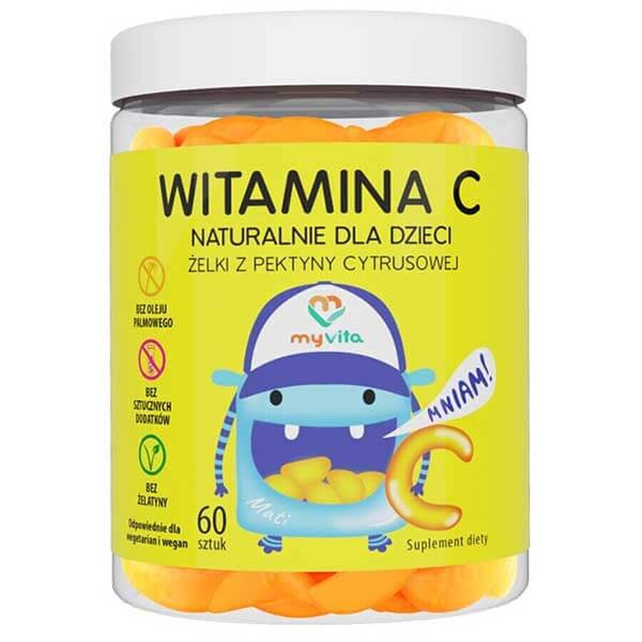 MyVita Vitamine C, natuurlijke gelei voor kinderen, 60 stuks