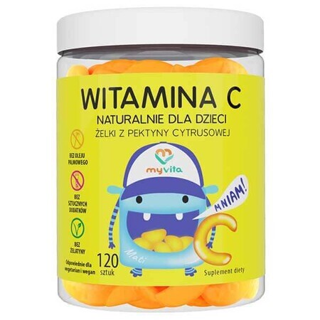 MyVita Vitamine C, natuurlijke gelei voor kinderen, 120 stuks