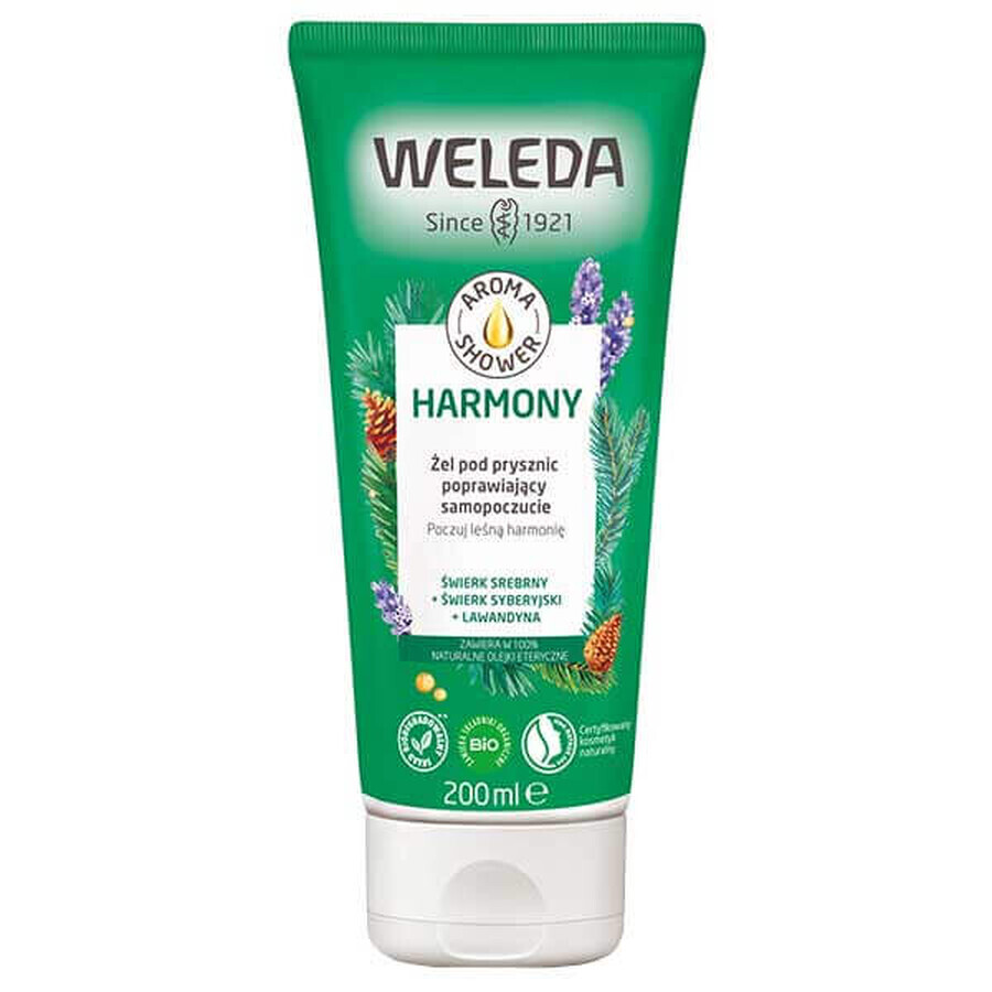 Weleda Aroma Shower Harmony, welzijnsdouchegel, 200 ml