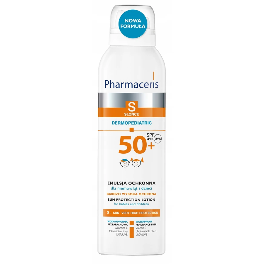 Pharmaceris S, beschermende emulsie voor baby’s en kinderen, SPF 50+, 150 ml