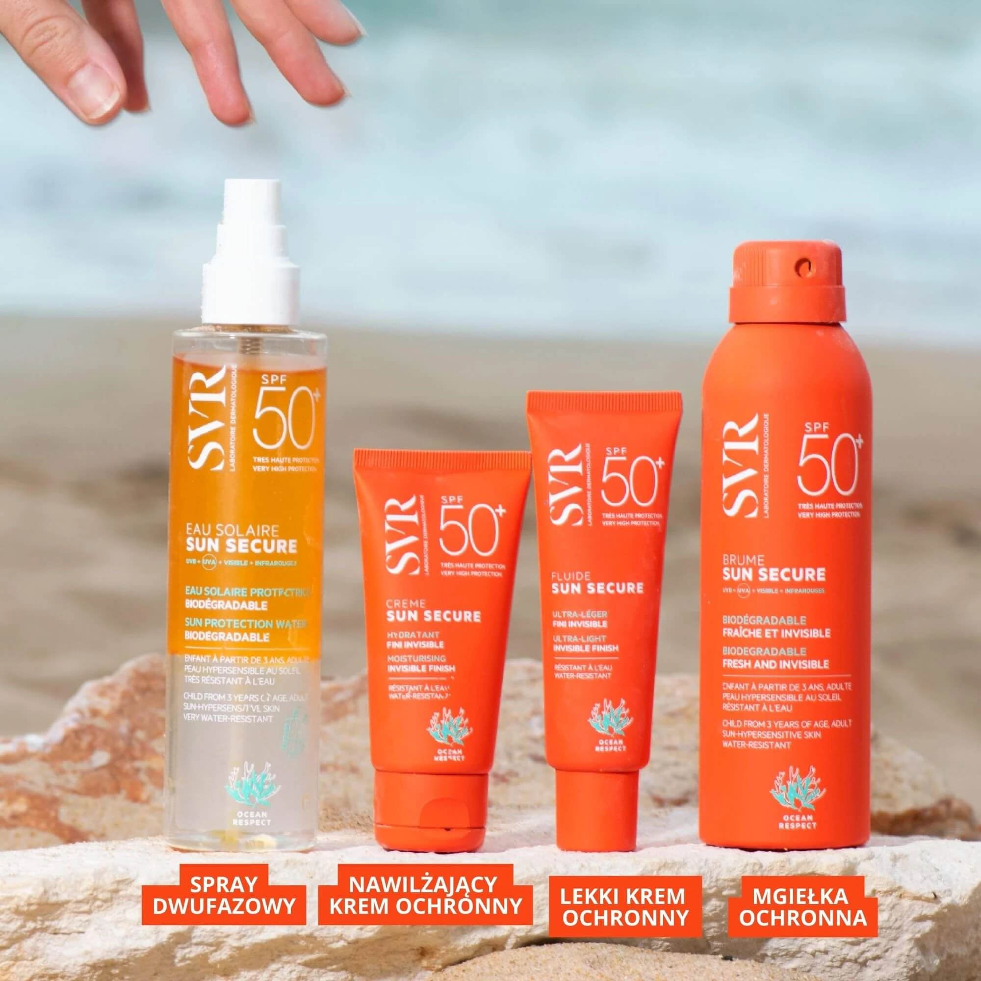 SVR Sun Secure, comfortabele beschermende crème voor het hele gezin, SPF 50+, 50 ml
