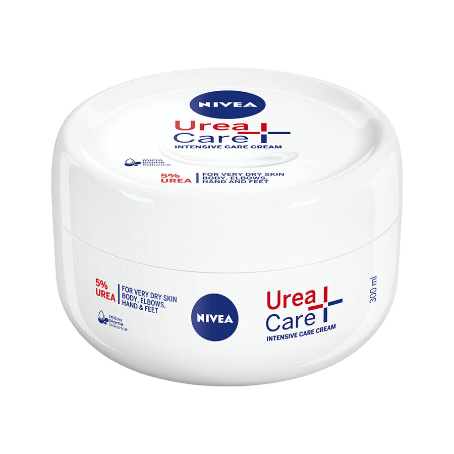 Nivea Urea+Care, cremă universală pentru corp, mâini și picioare, 300 ml