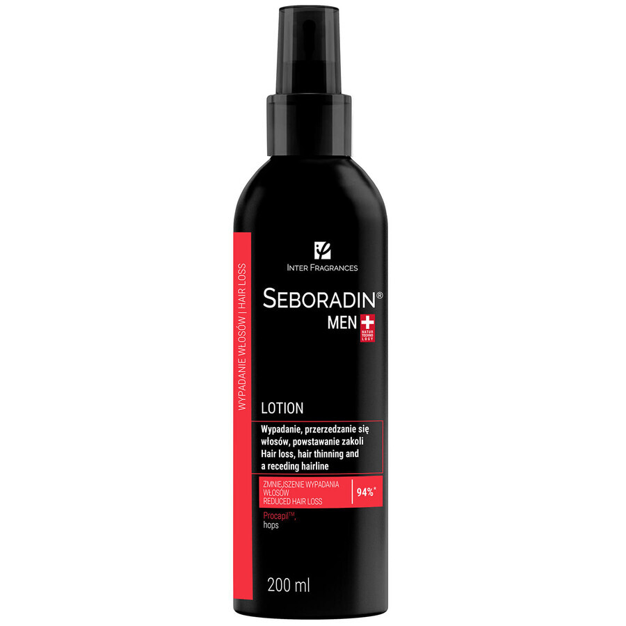 Seboradin Men, lotion contre la chute des cheveux, 200 ml