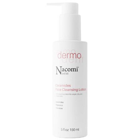 Nacomi Next Level, milde ceramide gezichtsreinigingsemulsie, 150 ml