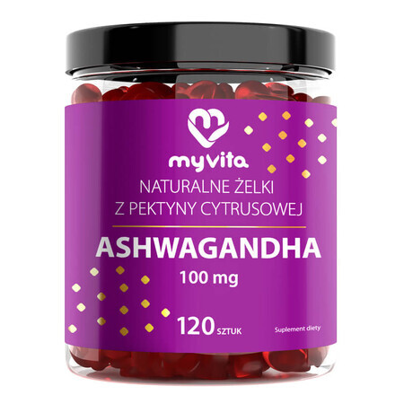 MyVita Ashwagandha, gelei, 120 stuks