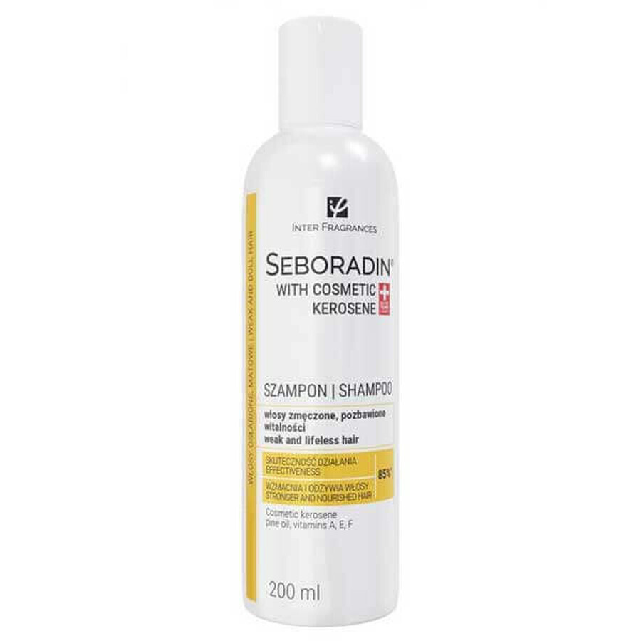 Seboradin Con Olio Cosmetico, shampoo per capelli stanchi e privi di vitalità, 200 ml