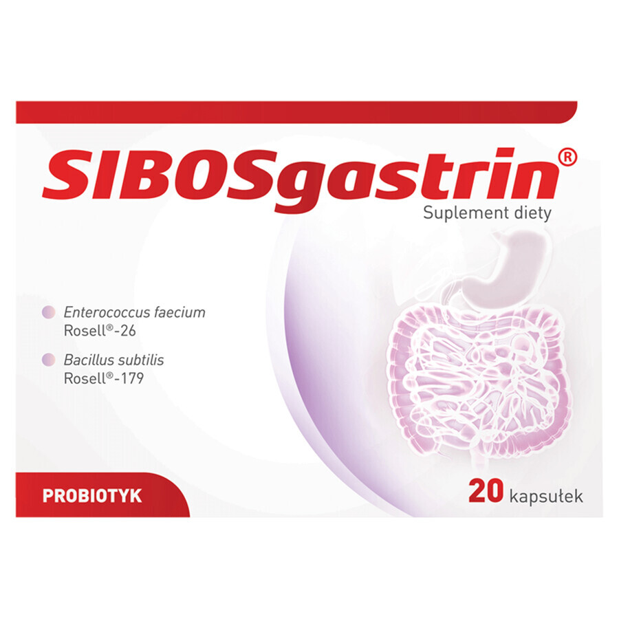 SIBOSgastrine, 20 capsules