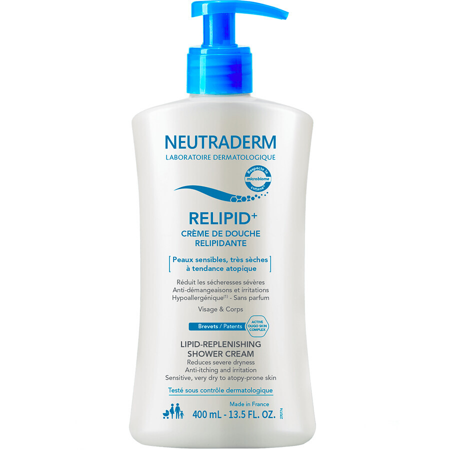 Crema Doccia Ristrutturante Neutraderm Relipid+ 400 ml