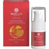 BasicLab Esteticus, emulsieserum met pure retinol 1% voor nacht, vernieuwing en stimulatie, 30 ml