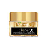 Bielenda Zlote Ceramides 50+, liftende en regenererende anti-rimpelcrème, 50 ml