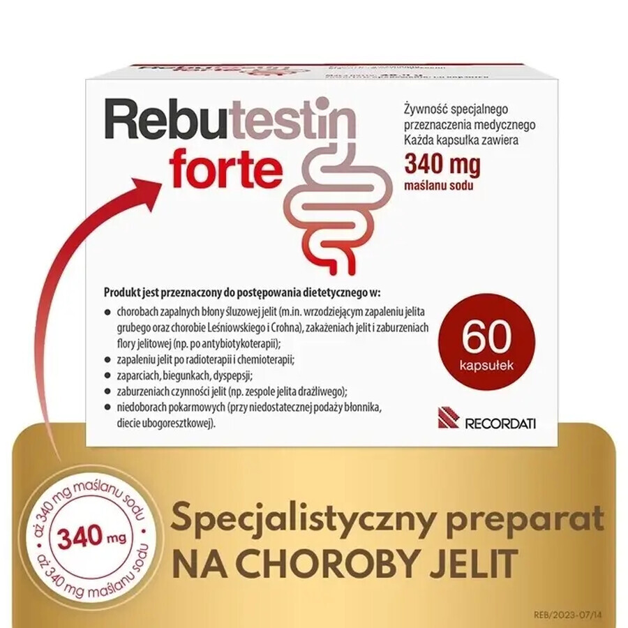 Rebutestin Forte, 60 capsules