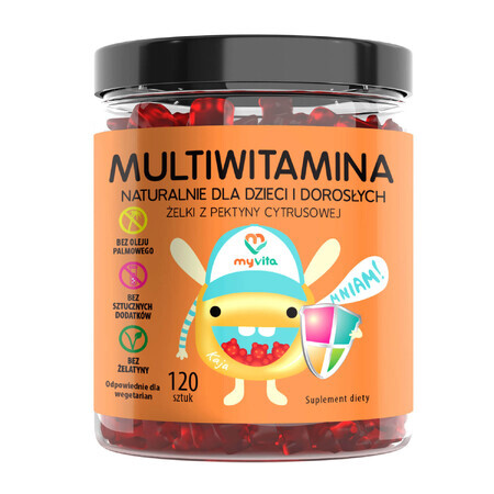 MyVita, multivitaminico naturale di elki, 120 pezzi